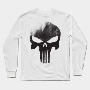 Black Skull Long Sleeve T-Shirt